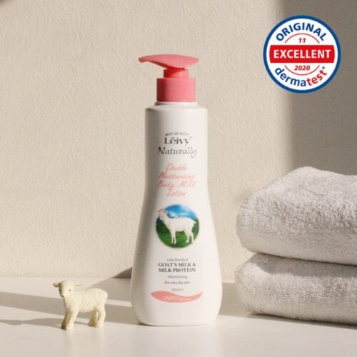 Leivy Double Moisturising Body Milk Lotion with Goat's Milk & Milk Protein 350mL Leivy Double Moisturising Body Milk Lotion with Goat's Milk & Milk Protein 350mL