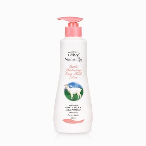Leivy Double Moisturising Body Milk Lotion with Goat's Milk & Milk Protein 350mL