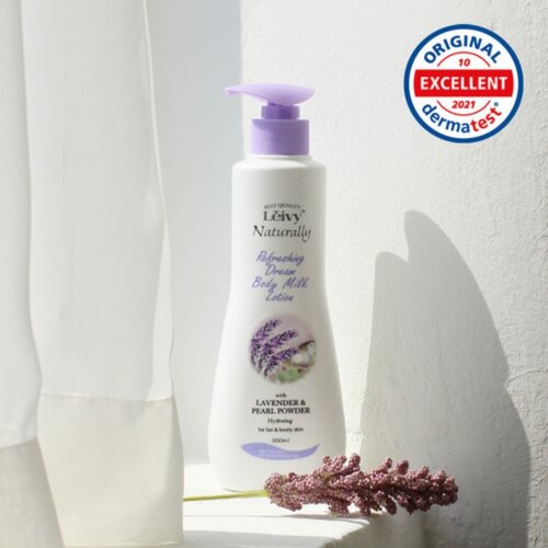 Leivy Refreshing Dream Body Milk Lotion with Lavender & Pearl Powder 350mL