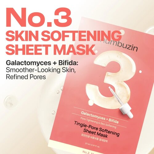 numbuz:n No.3 Tingle-Pore Softening Sheet Mask 27mL numbuz:n No.3 Tingle-Pore Softening Sheet Mask 27mL