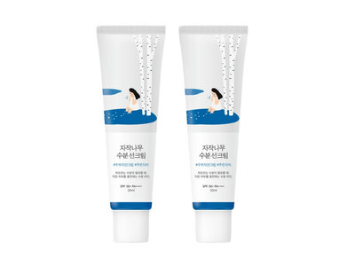 Round Lab Birch Moisturizing Sunscreen SPF 50+, 2 x 50 mL