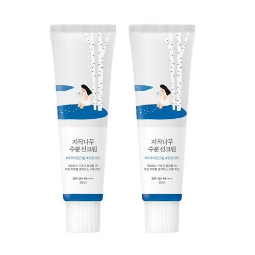 Round Lab Birch Moisturizing Sunscreen SPF 50+, 2 x 50 mL