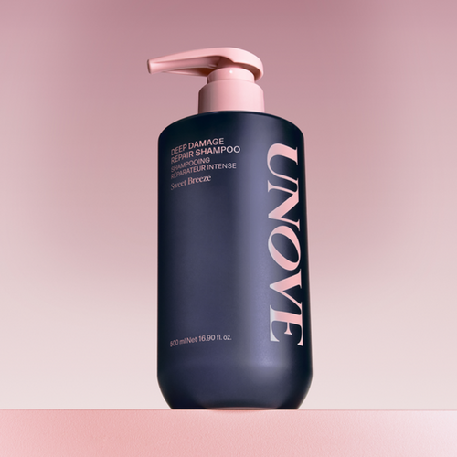 Unove Deep Damage Repair Shampoo 500mL - Rosy Aura Unove Deep Damage Repair Shampoo 500mL - Rosy Aura