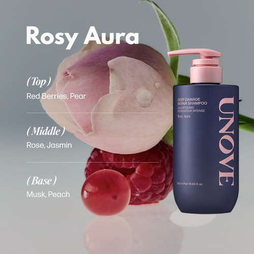 Unove Deep Damage Repair Shampoo 500mL - Rosy Aura Unove Deep Damage Repair Shampoo 500mL - Rosy Aura
