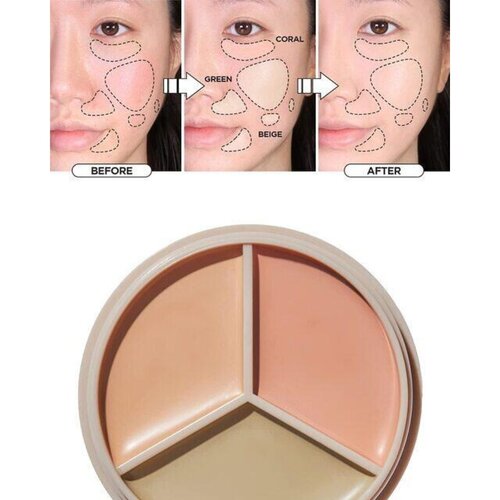 The Saem Cover Perfection Triple Pot Concealer 4.5g*3 The Saem Cover Perfection Triple Pot Concealer 4.5g*3