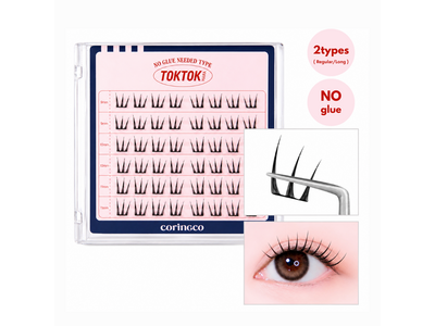 Coringco Toktokhara No Glue Eye Lash 48pcs Coringco Toktokhara No Glue Eye Lash 48pcs