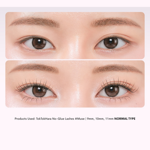 Coringco Toktokhara No Glue Eye Lash 48pcs