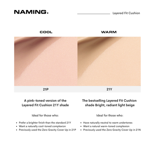 NAMING. Layered Fit Cushion 12g NAMING. Layered Fit Cushion 12g