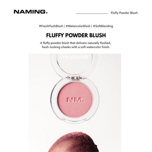 NAMING. Fluffy Powder Blush 3.2g NAMING. Fluffy Powder Blush 3.2g