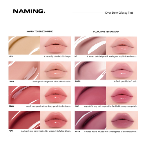 NAMING. Over Dew Glossy Lip Tint 3.2g NAMING. Over Dew Glossy Lip Tint 3.2g