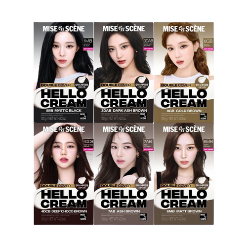 Mise en Scene Hello Cream Double Cover Hair Dye 120g Mise en Scene Hello Cream Double Cover Hair Dye 120g
