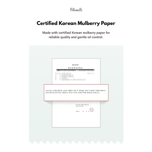 FILLIMILLI No Sebum Oil Control Paper (Pact) (50p+50p) FILLIMILLI No Sebum Oil Control Paper (Pact) (50p+50p)