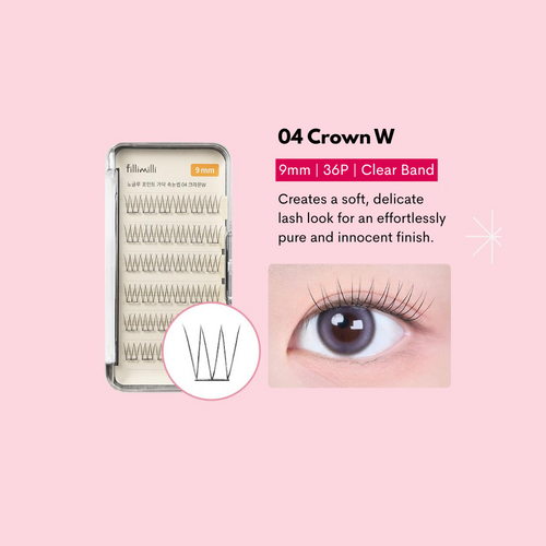 FILLIMILLI No Glue Point Piece Lashes 36p