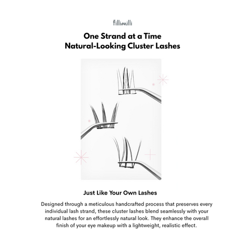 FILLIMILLI No Glue Point Piece Lashes 36p