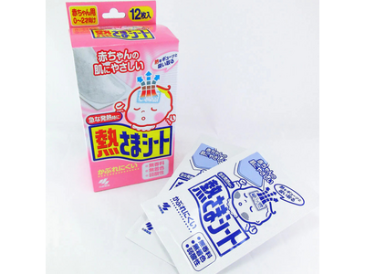 KOBAYASHI Cooling Gel Sheet for Baby 12pcs KOBAYASHI Cooling Gel Sheet for Baby 12pcs