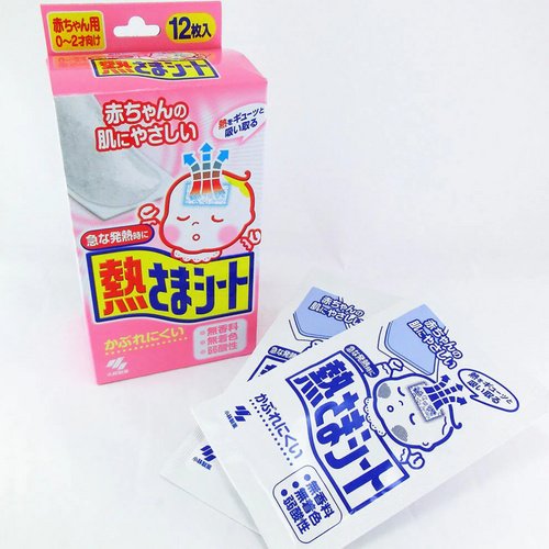 KOBAYASHI Cooling Gel Sheet for Baby 12pcs