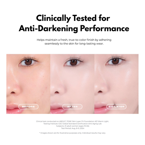 ABOUT TONE Skin Layer Fit Foundation 30mL ABOUT TONE Skin Layer Fit Foundation 30mL