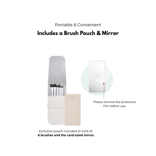 FILLIMILLI Eye Make Up Brush Set (6) FILLIMILLI Eye Make Up Brush Set (6)