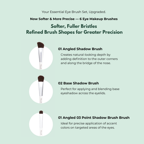 FILLIMILLI Eye Make Up Brush Set (6) FILLIMILLI Eye Make Up Brush Set (6)
