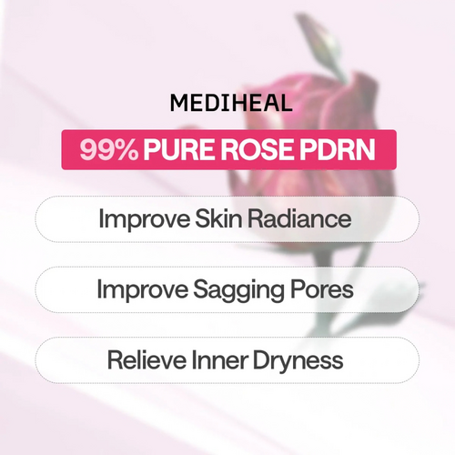 MEDIHEAL British White Rose PDRN Essential Mask 24g MEDIHEAL British White Rose PDRN Essential Mask 24g