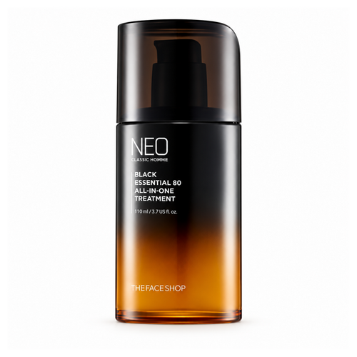 THE FACE SHOP NEO Classic Homme Black Essential 80 All-in-One Treatment 110mL THE FACE SHOP NEO Classic Homme Black Essential 80 All-in-One Treatment 110mL