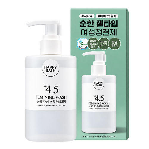 HAPPY BATH pH 4.5 Feminine Wash Bubble Type - Mugwort HAPPY BATH pH 4.5 Feminine Wash Bubble Type - Mugwort