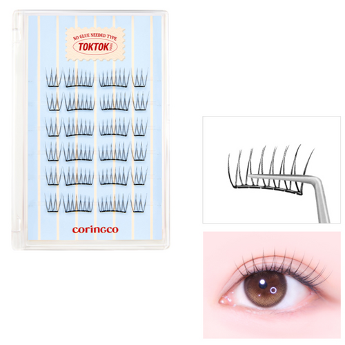 Coringco Toktokhara No Glue Half Eyelash Coringco Toktokhara No Glue Half Eyelash