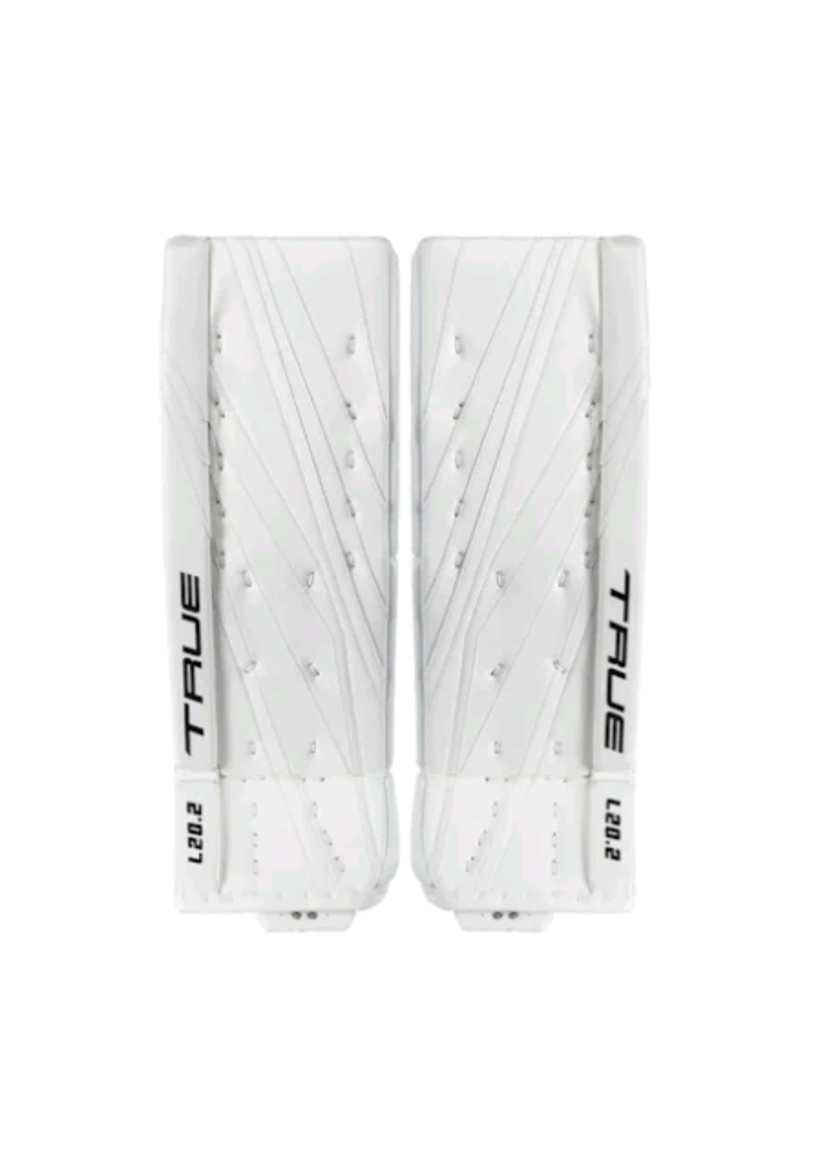 True L20.2 Goalie Pads White/White 34 + 2