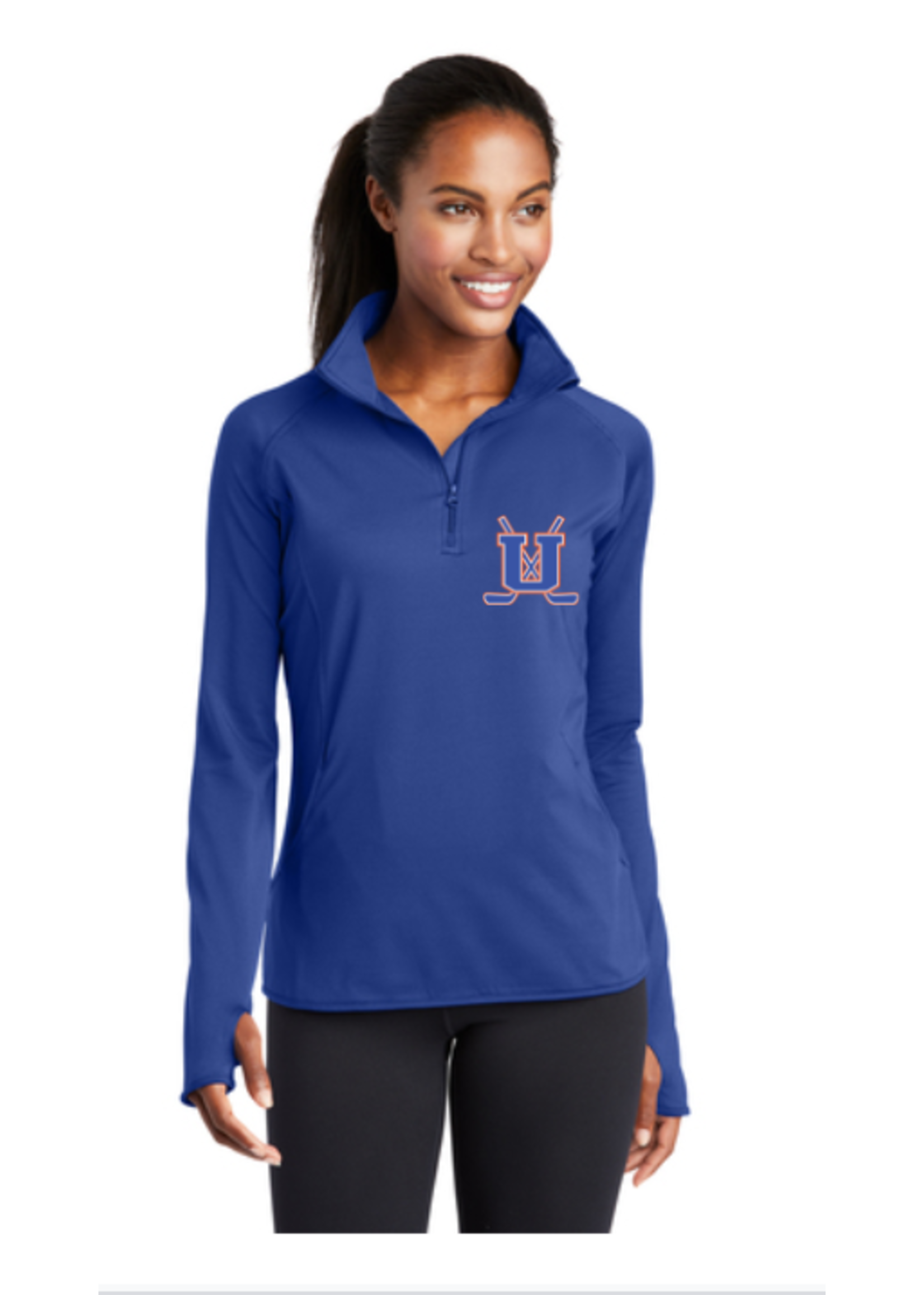 Unity Hockey Sport-Tek® Ladies Sport-Wick® Stretch 1/2-Zip Pullover  (LST850)