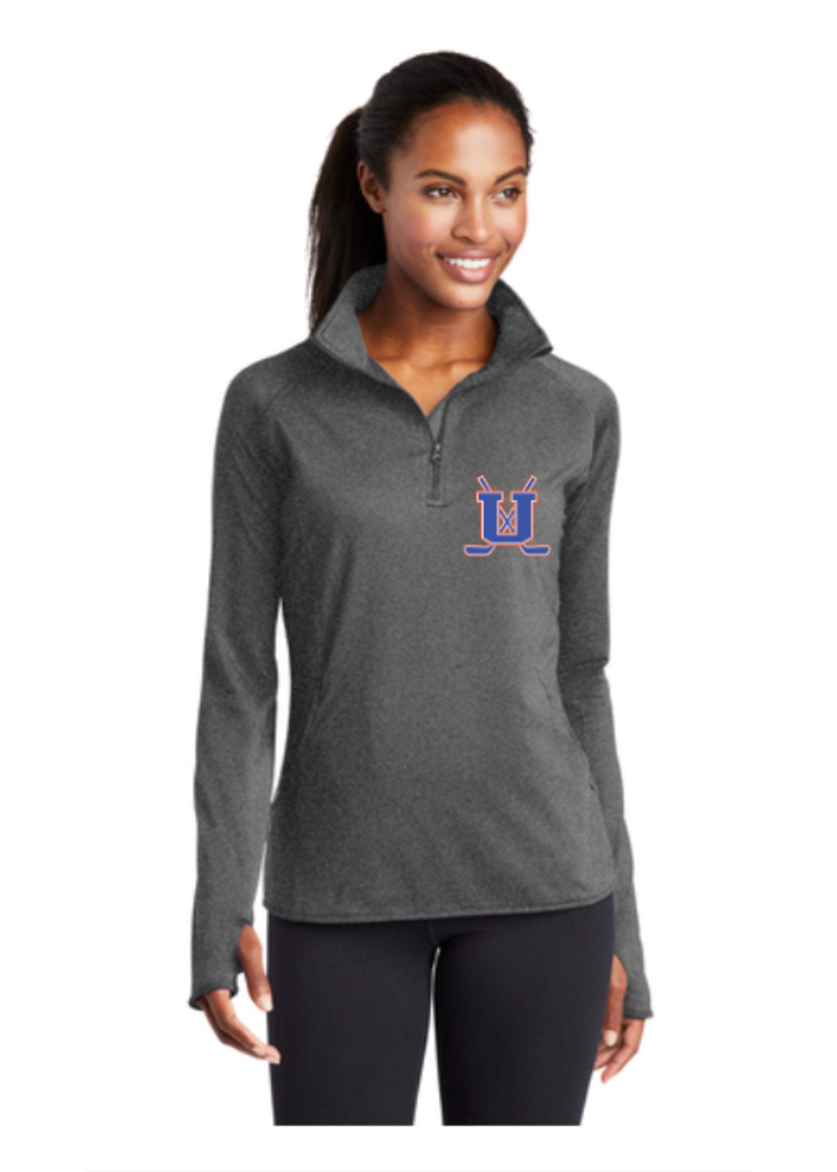 Unity Hockey Sport-Tek® Ladies Sport-Wick® Stretch 1/2-Zip Pullover  (LST850)