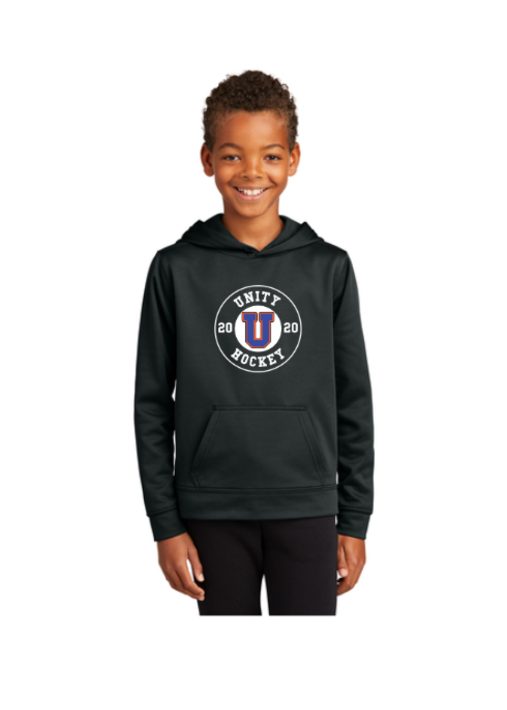 Unity Hockey Port & Company®  Performance Fleece Pullover Hooded Sweatshirt-Youth (PC590YH)