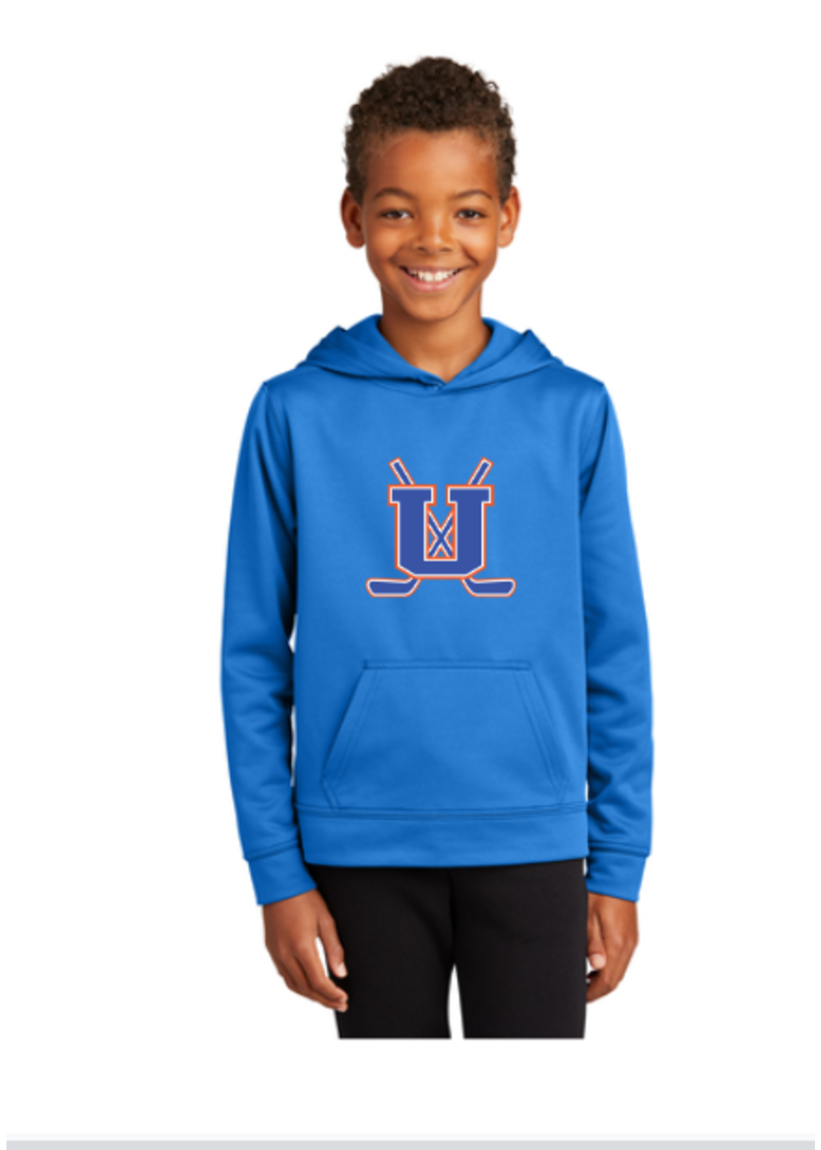 Unity Hockey Port & Company®  Performance Fleece Pullover Hooded Sweatshirt-Youth (PC590YH)