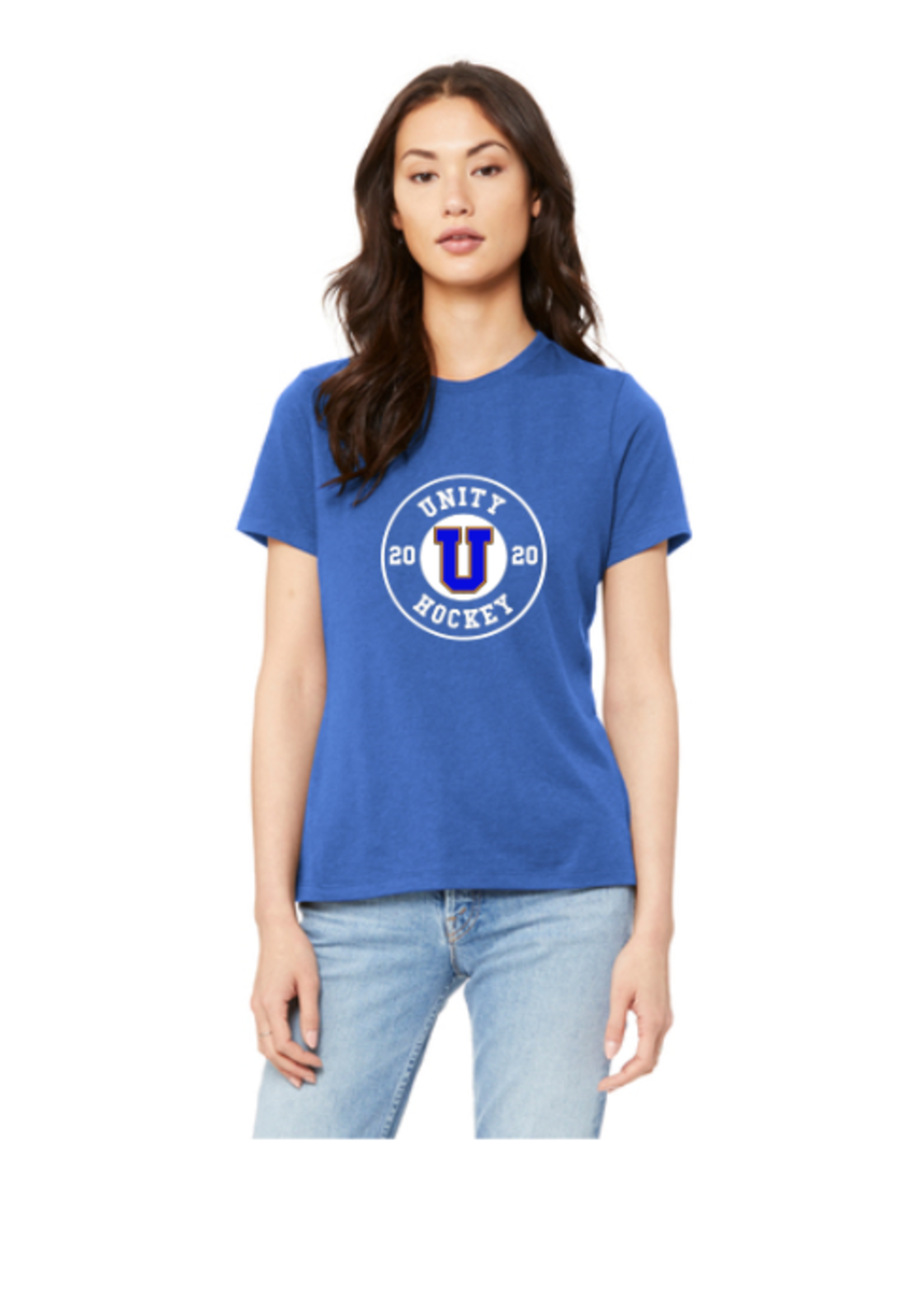 Unity Hockey BELLA+CANVAS ® Women’s Relaxed Jersey Short Sleeve Tee  (BC6400)