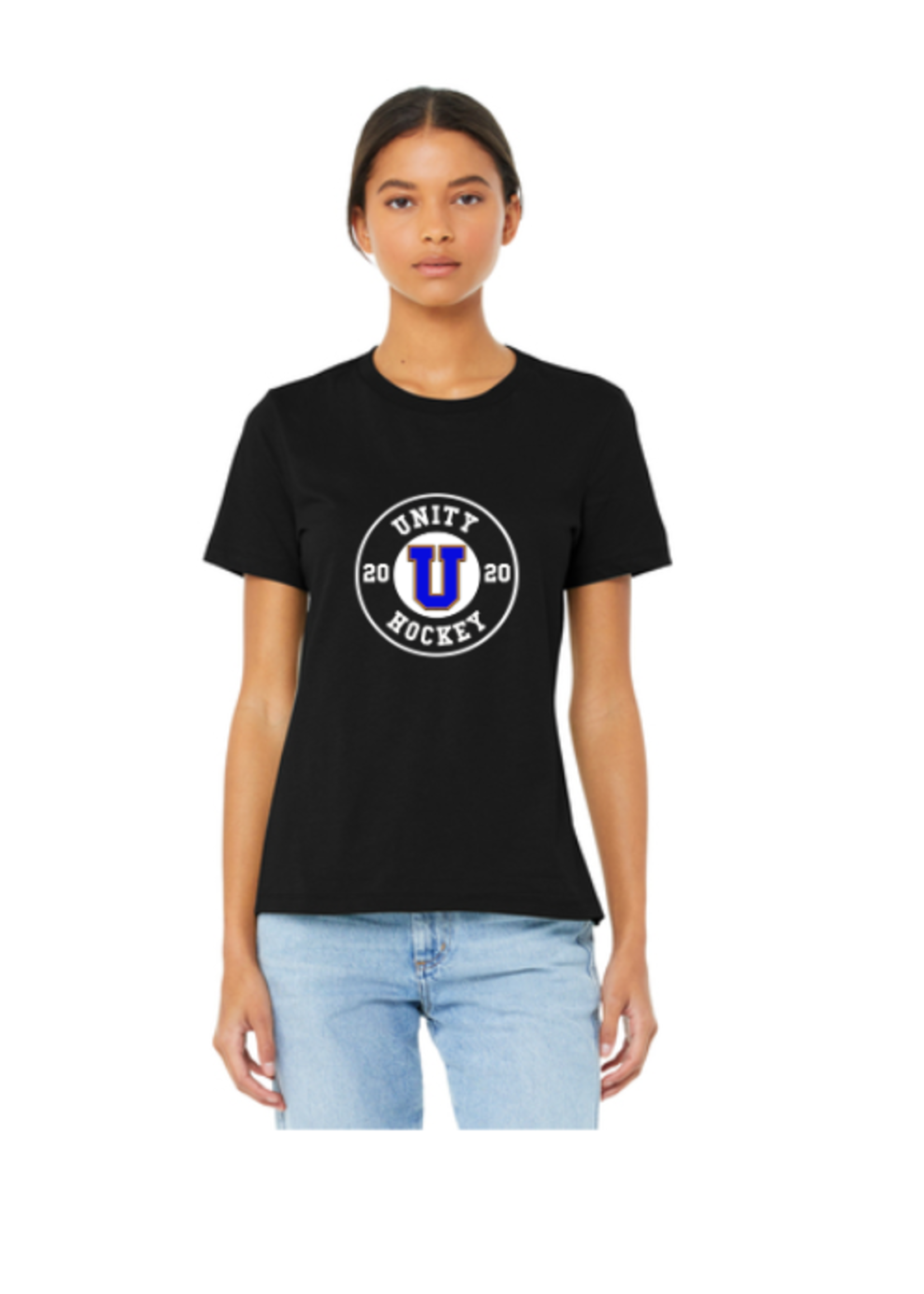 Unity Hockey BELLA+CANVAS ® Women’s Relaxed Jersey Short Sleeve Tee  (BC6400)