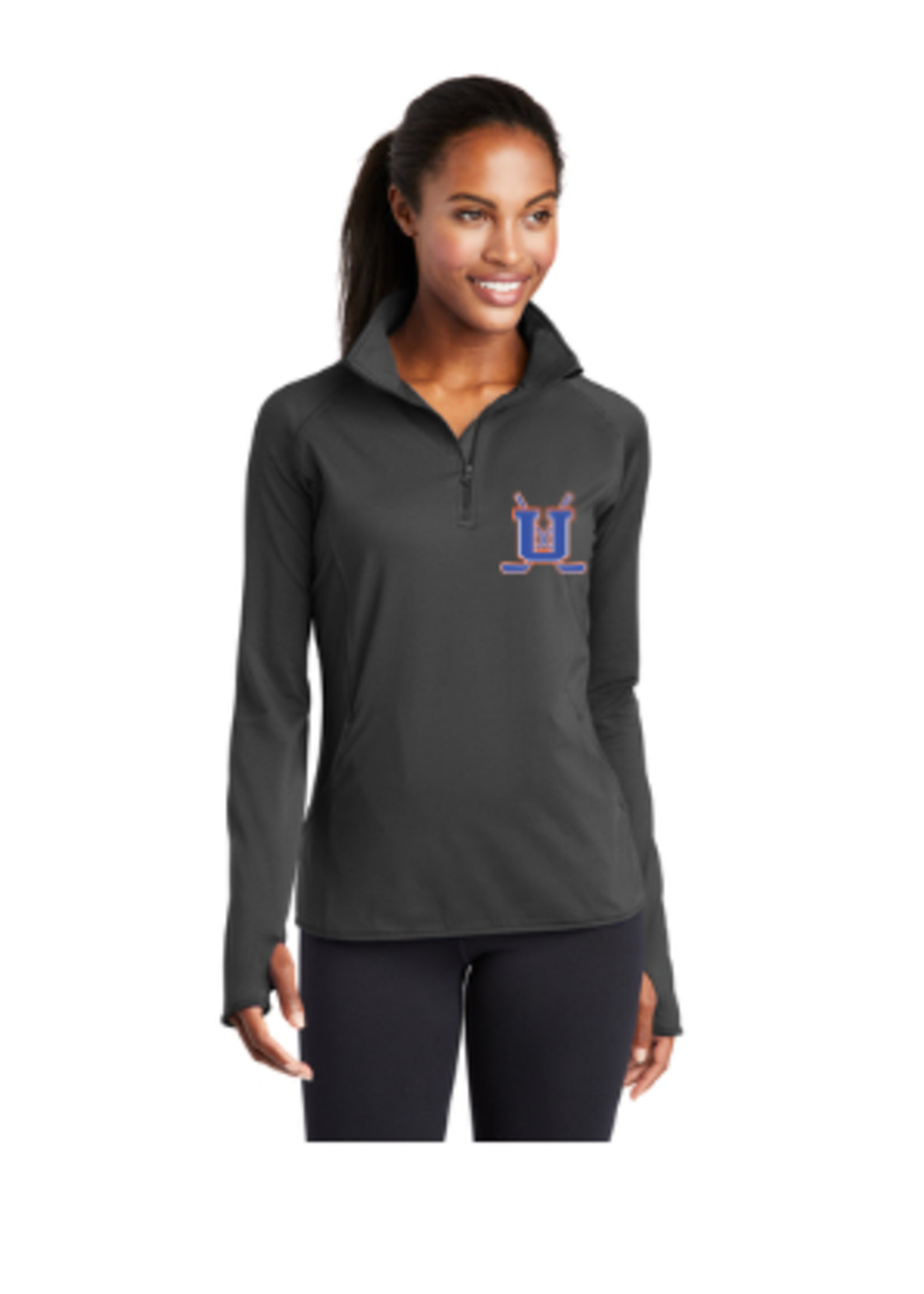 Unity Hockey Sport-Tek® Ladies Sport-Wick® Stretch 1/2-Zip Pullover  (LST850)