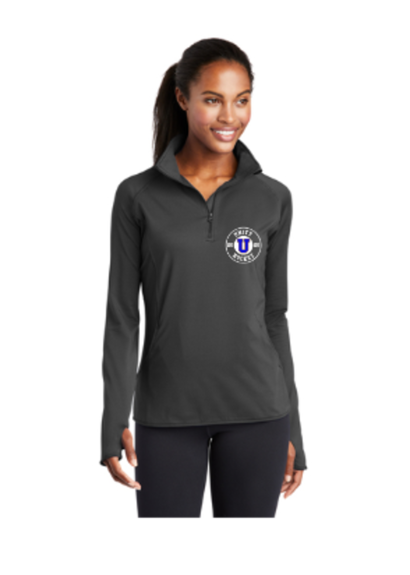 Unity Hockey Sport-Tek® Ladies Sport-Wick® Stretch 1/2-Zip Pullover  (LST850)