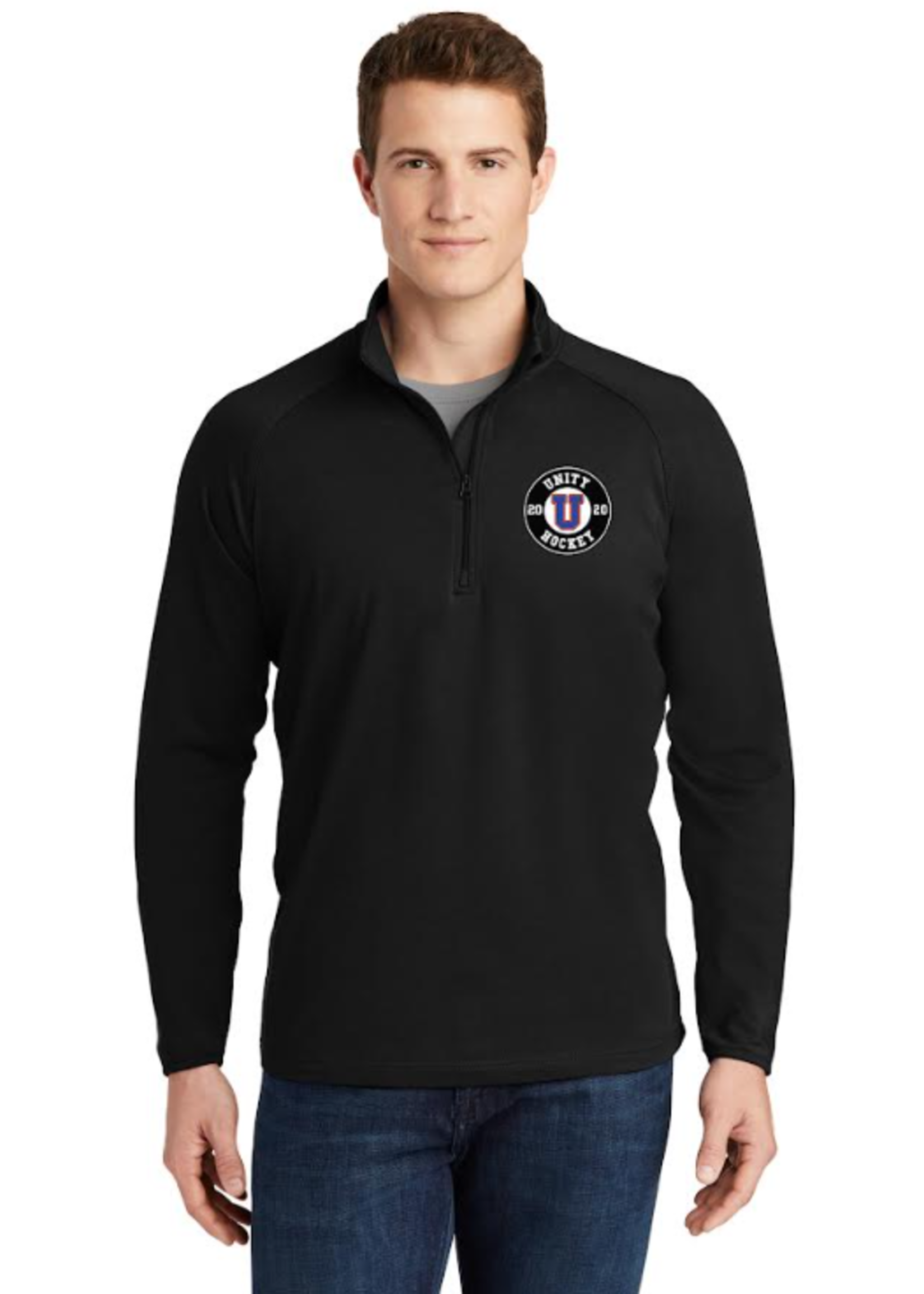 Unity Hockey Sport-Tek Men's Sport-Wick Stretch 1/4-Zip Pullover (ST850)