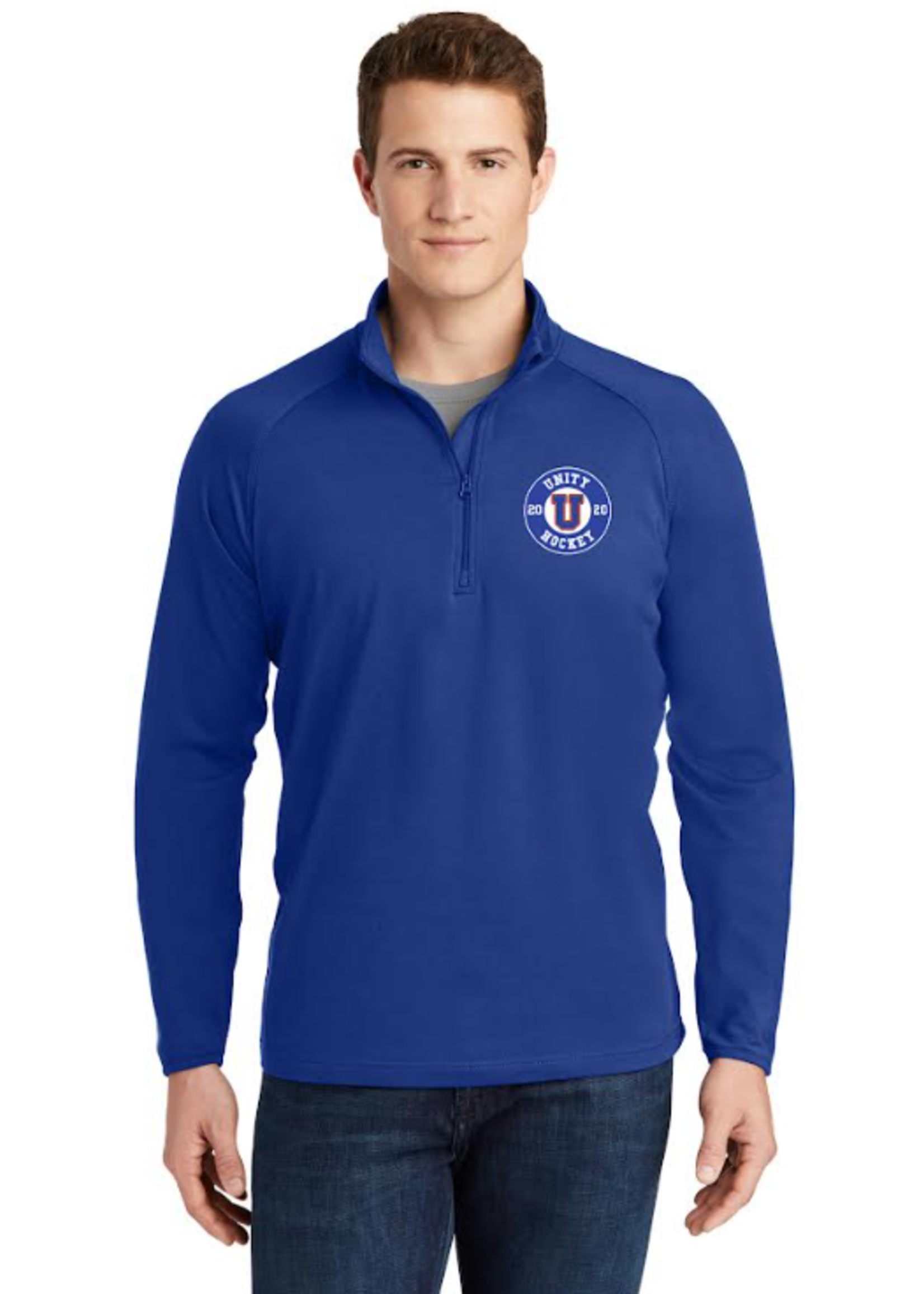 Unity Hockey Sport-Tek Men's Sport-Wick Stretch 1/4-Zip Pullover (ST850)
