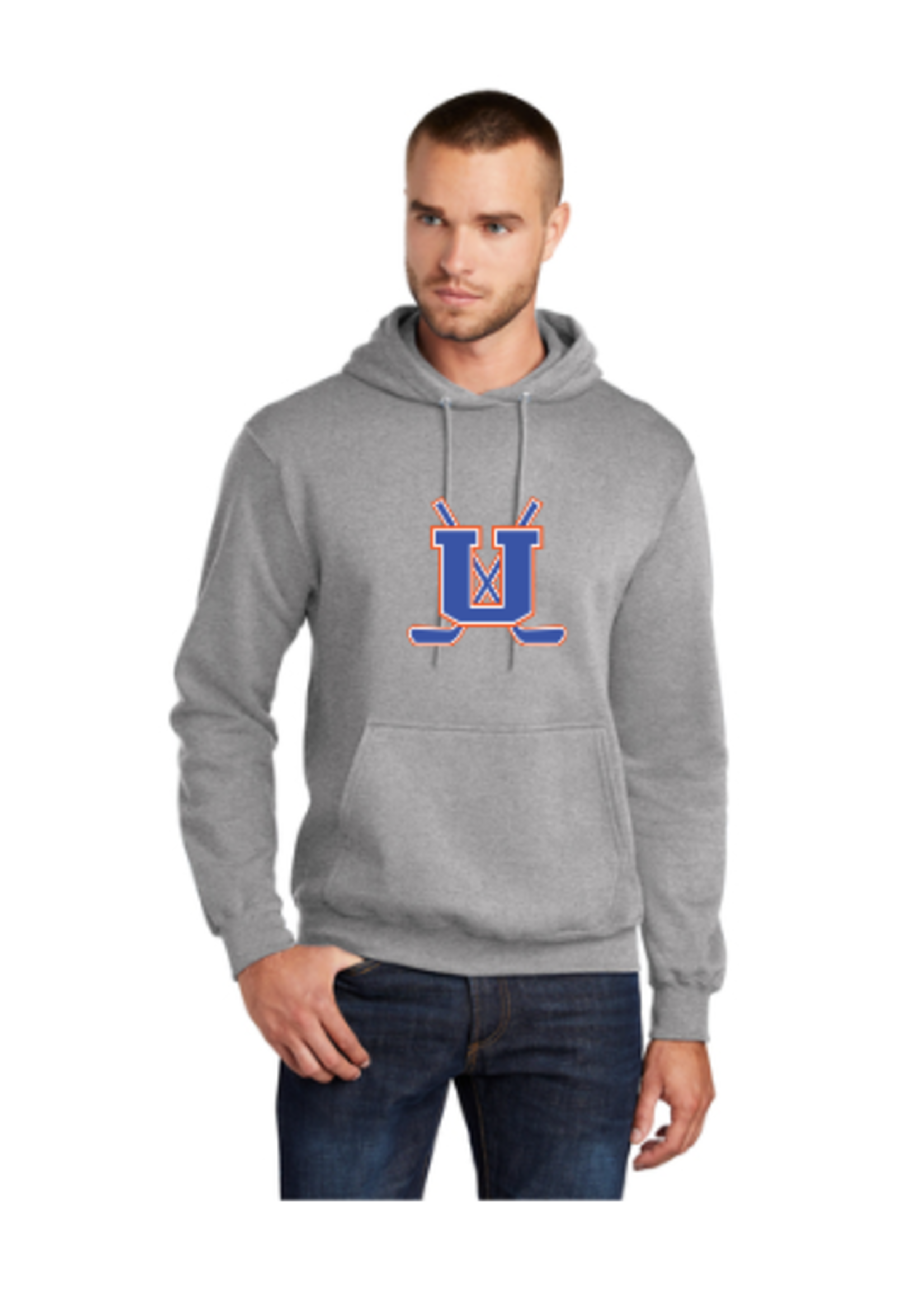 Unity Hockey Port & Company® Core Fleece Pullover Hooded Sweatshirt-Senior (PC78H)