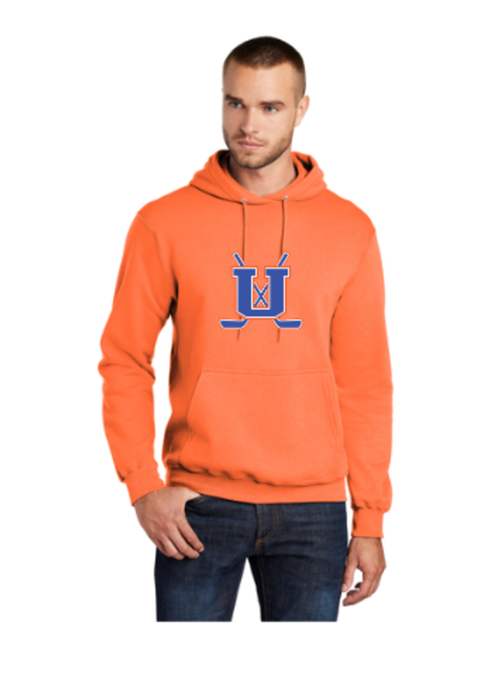 Unity Hockey Port & Company® Core Fleece Pullover Hooded Sweatshirt-Senior (PC78H)