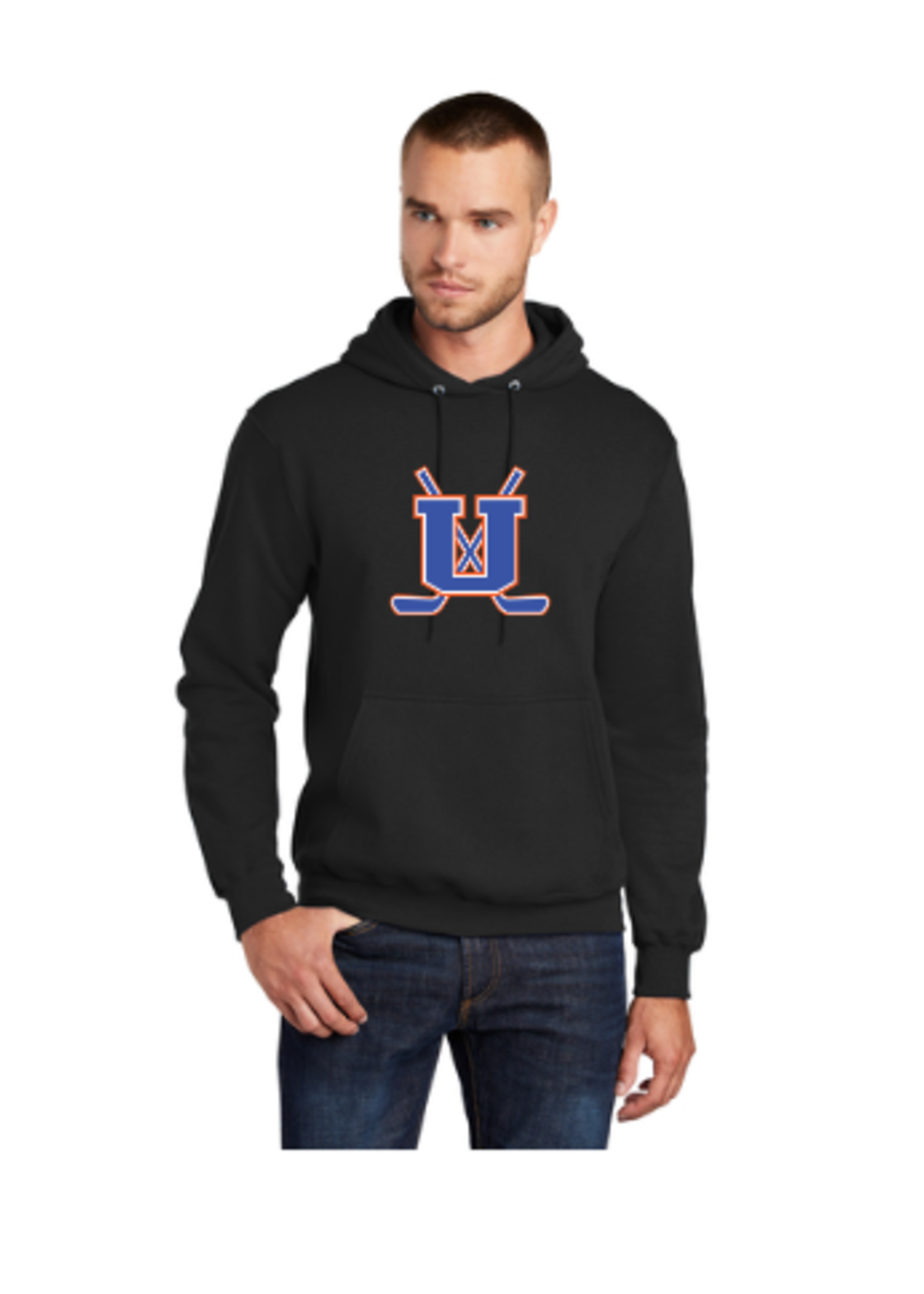 Unity Hockey Port & Company® Core Fleece Pullover Hooded Sweatshirt-Senior (PC78H)