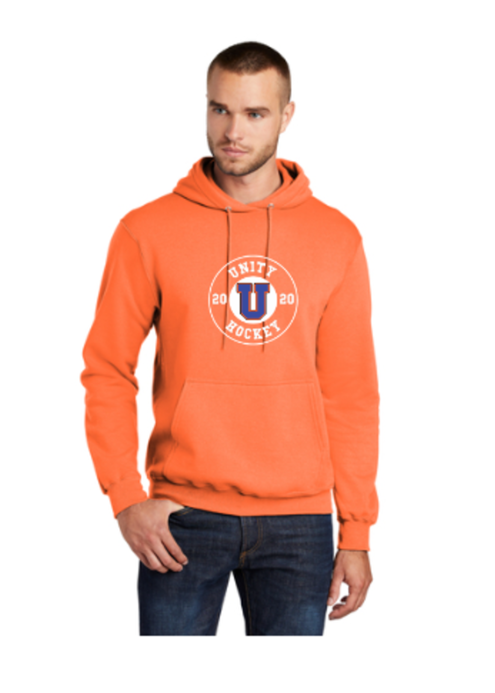 Unity Hockey Port & Company® Core Fleece Pullover Hooded Sweatshirt-Senior (PC78H)