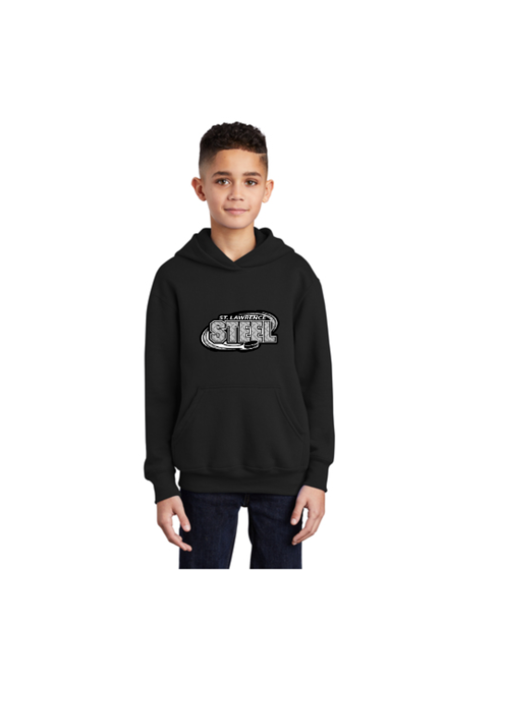 ST Lawrence Steel Port & Company® Youth Core Fleece Pullover Hooded Sweatshirt (PCYH)