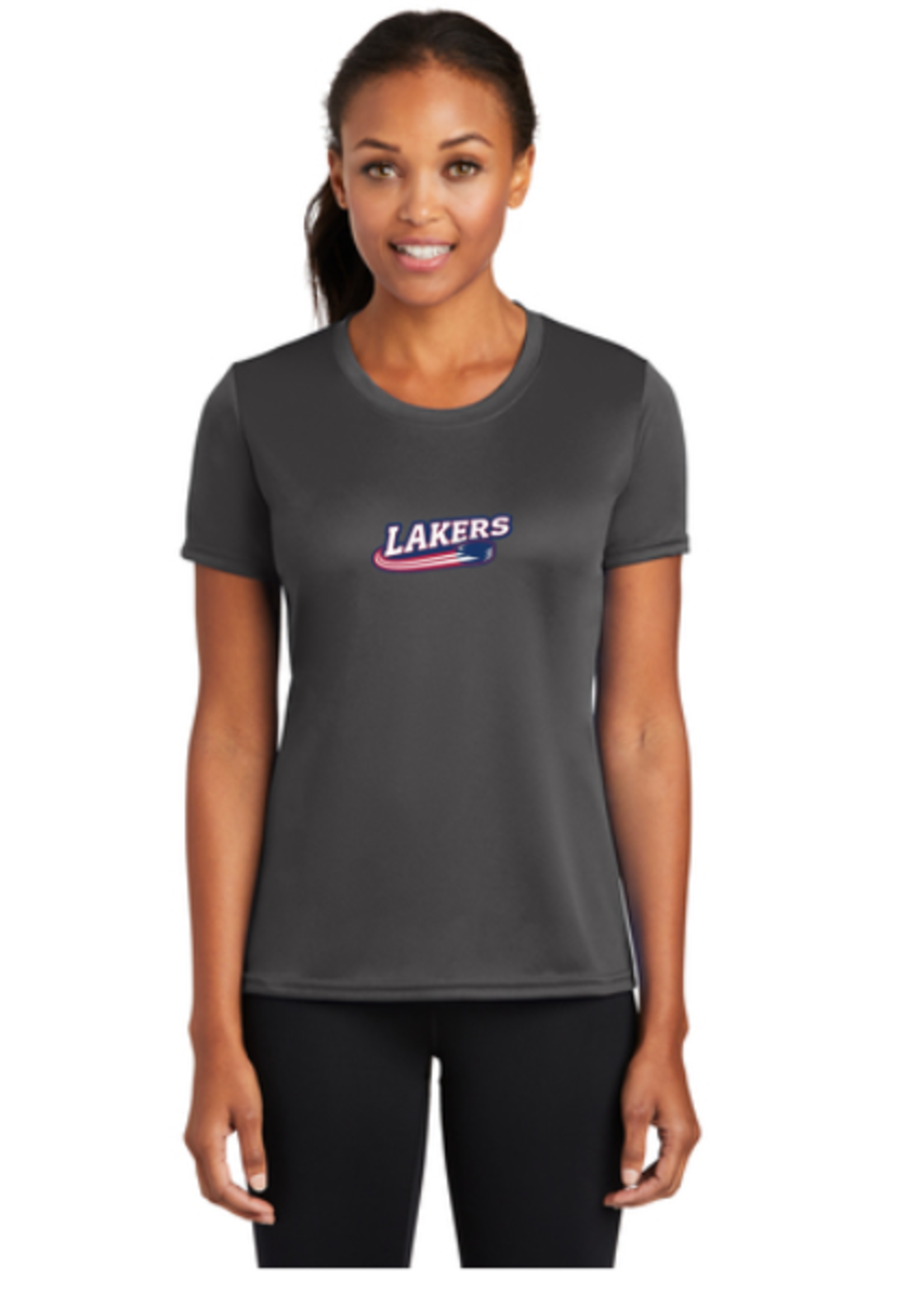 Sara-Placid Lakers Hockey Port & Company® Ladies Performance Tee LPC380