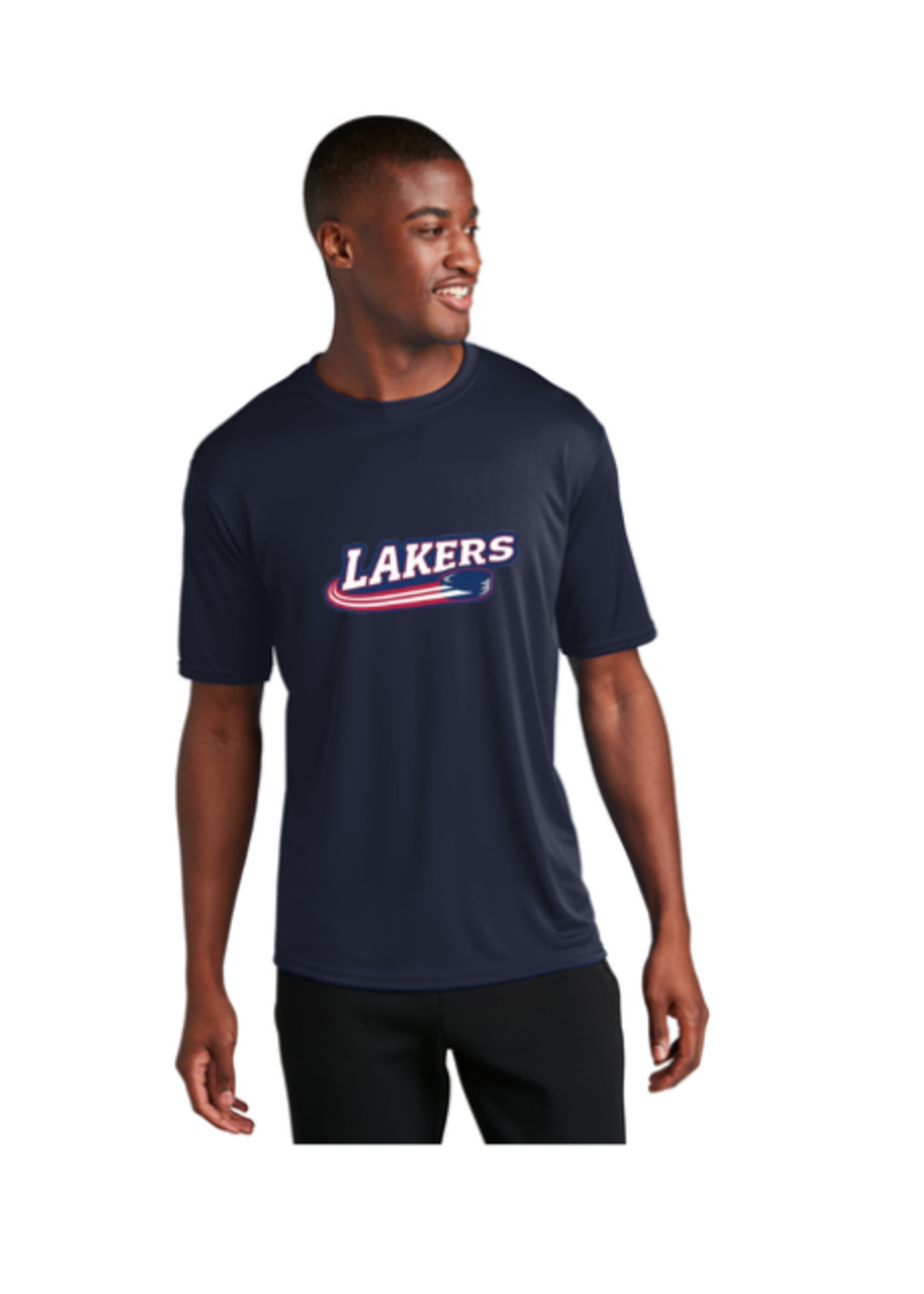 Sara-Placid Lakers Hockey Port & Company® Performance Tee - Senior (PC380)