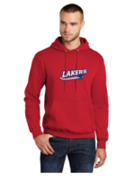 Sara-Placid Lakers Hockey Port & Company® Core Fleece Pullover Hooded Sweatshirt (PC78H)