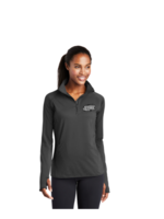 ST Lawrence Steel Sport-Tek® Ladies Sport-Wick® Stretch 1/2-Zip Pullover  LST850