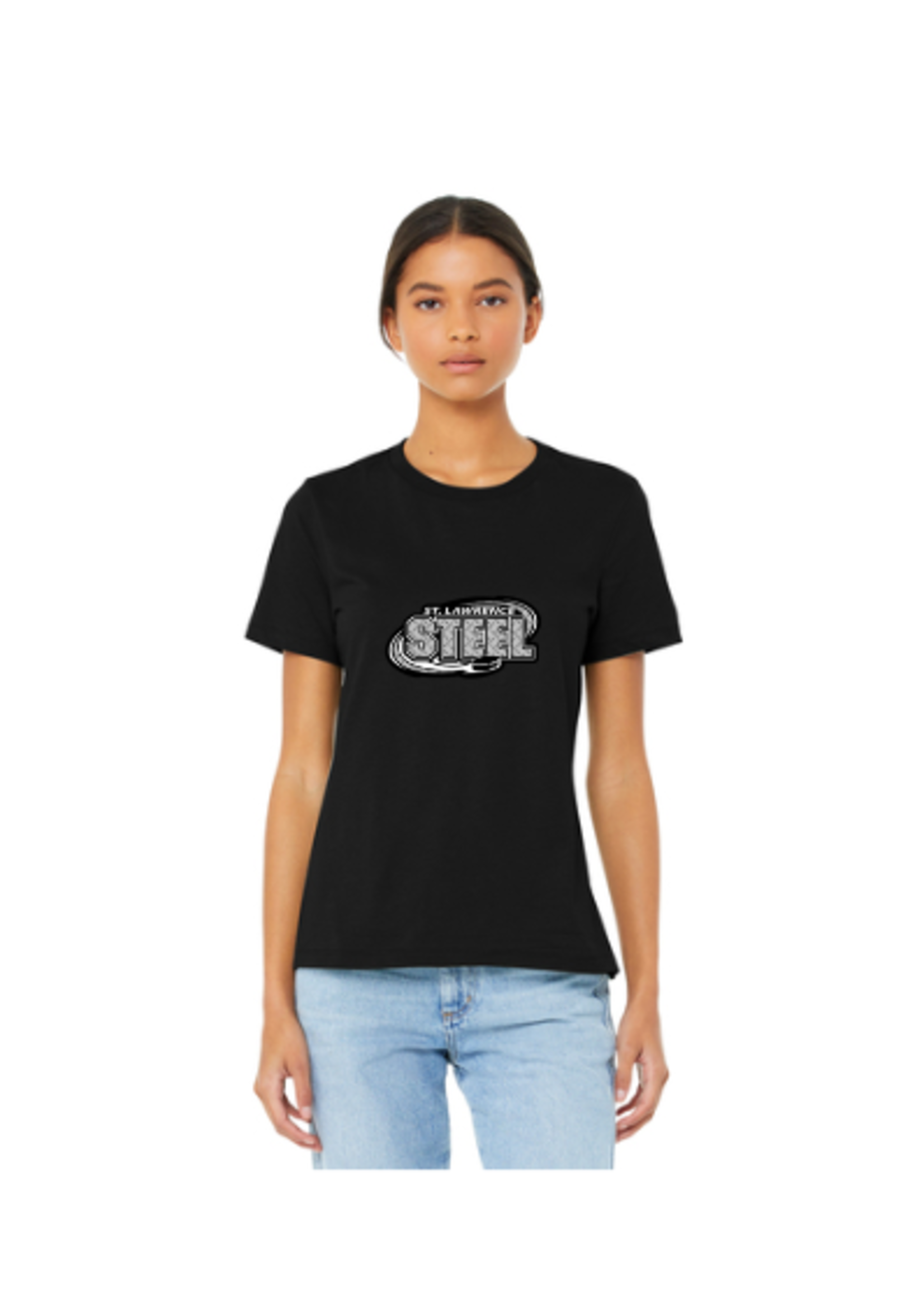 St Lawrence Steel Hockey BELLA+CANVAS ® Women’s Relaxed Jersey Short Sleeve Tee BC6400