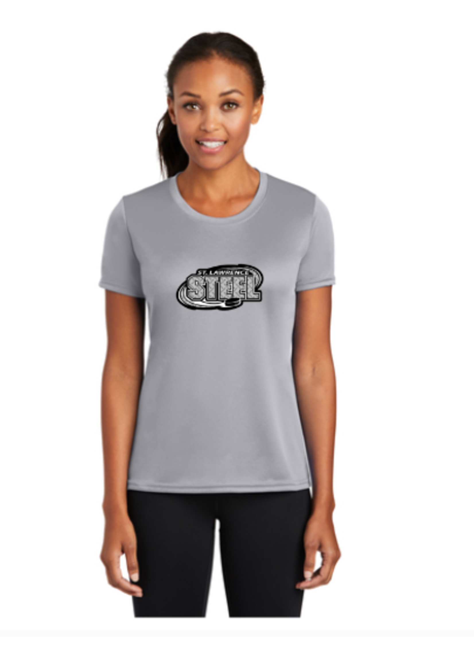 St Lawrence Steel Hockey Port & Company® Ladies Performance Tee LPC380