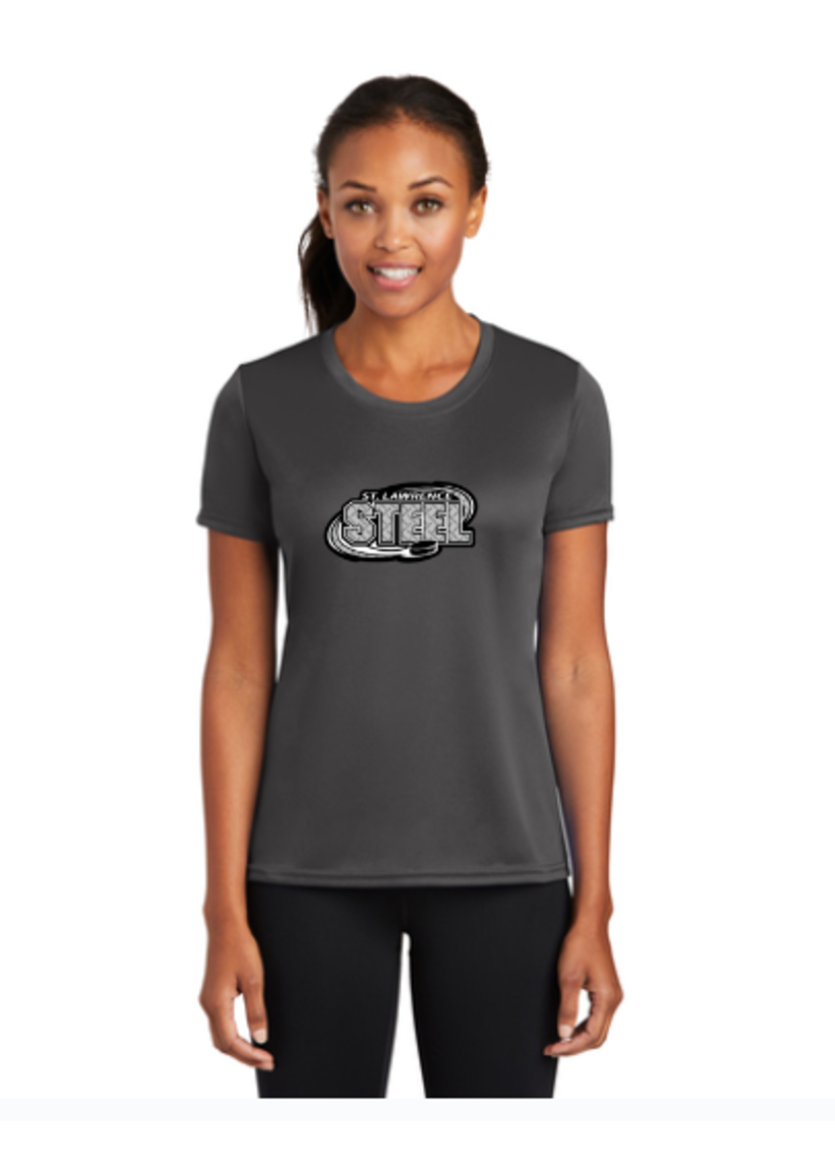 St Lawrence Steel Hockey Port & Company® Ladies Performance Tee LPC380